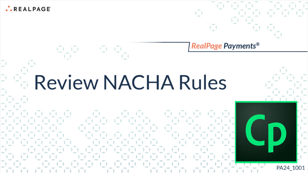 NACHA Compliance Course Preview