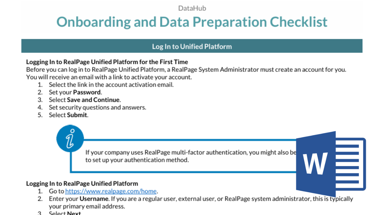 DataHub Job Aid Preview