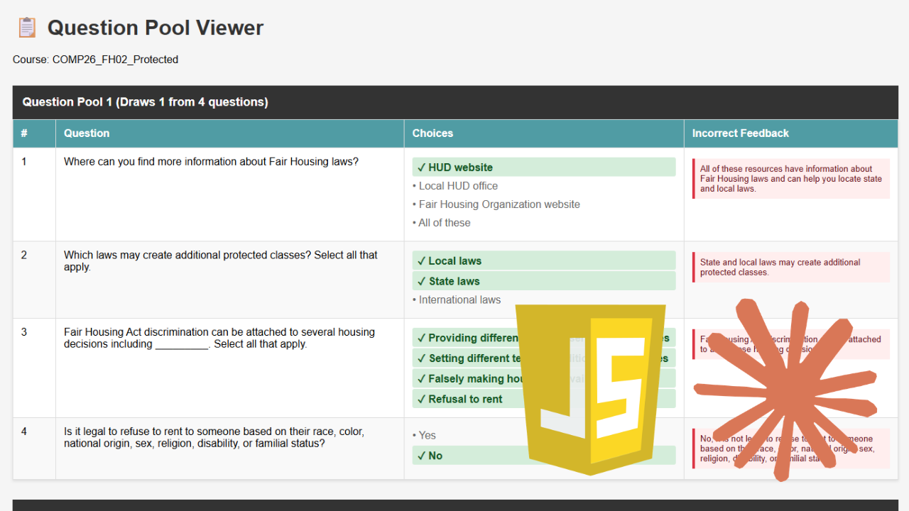 Question Pool Viewer